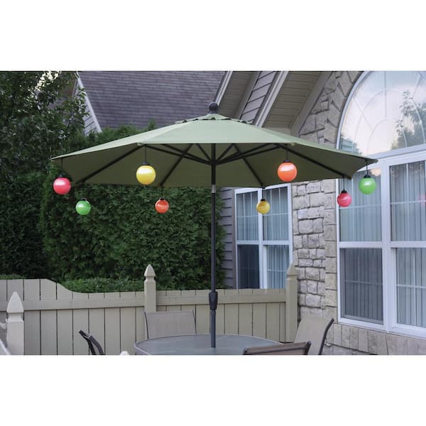 Xodus Innovations 5 in. Green LED Hanging Patio Globe WP465 - The Xodus Innovations 5 in. Green LED Hanging Patio Globe WP465 - The