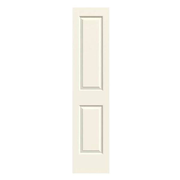 JELD-WEN 18 in. x 80 in. Cambridge Vanilla Painted Smooth Molded Composite MDF Interior Door Slab