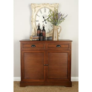Brown Wood Traditional Cabinet