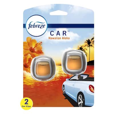 0.06 oz. Hawaiian Aloha Car Vent Clip Air Freshener (2-Pack)