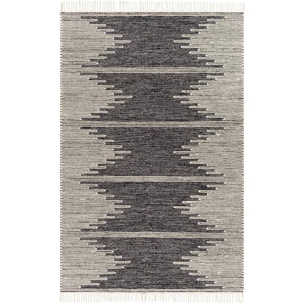 Artistic Weavers Andreas Black/Cream 6 ft. x 9 ft. Indoor Area Rug