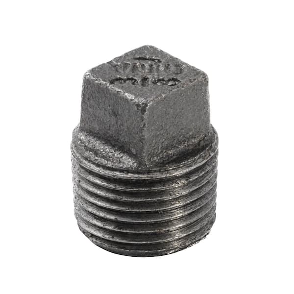 Southland 3/8 in. Black Malleable Iron Plug Fitting