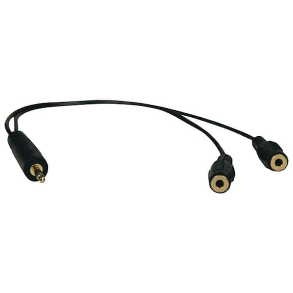 Tripp Lite 3.5 mm Stereo 1 ft. Cable Y-Adapter