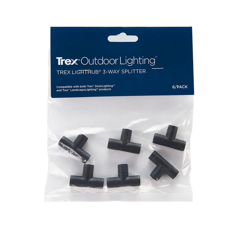Trex DeckLighting 3-Way Splitter (6-Pack) - DL3SPLIT6PK
