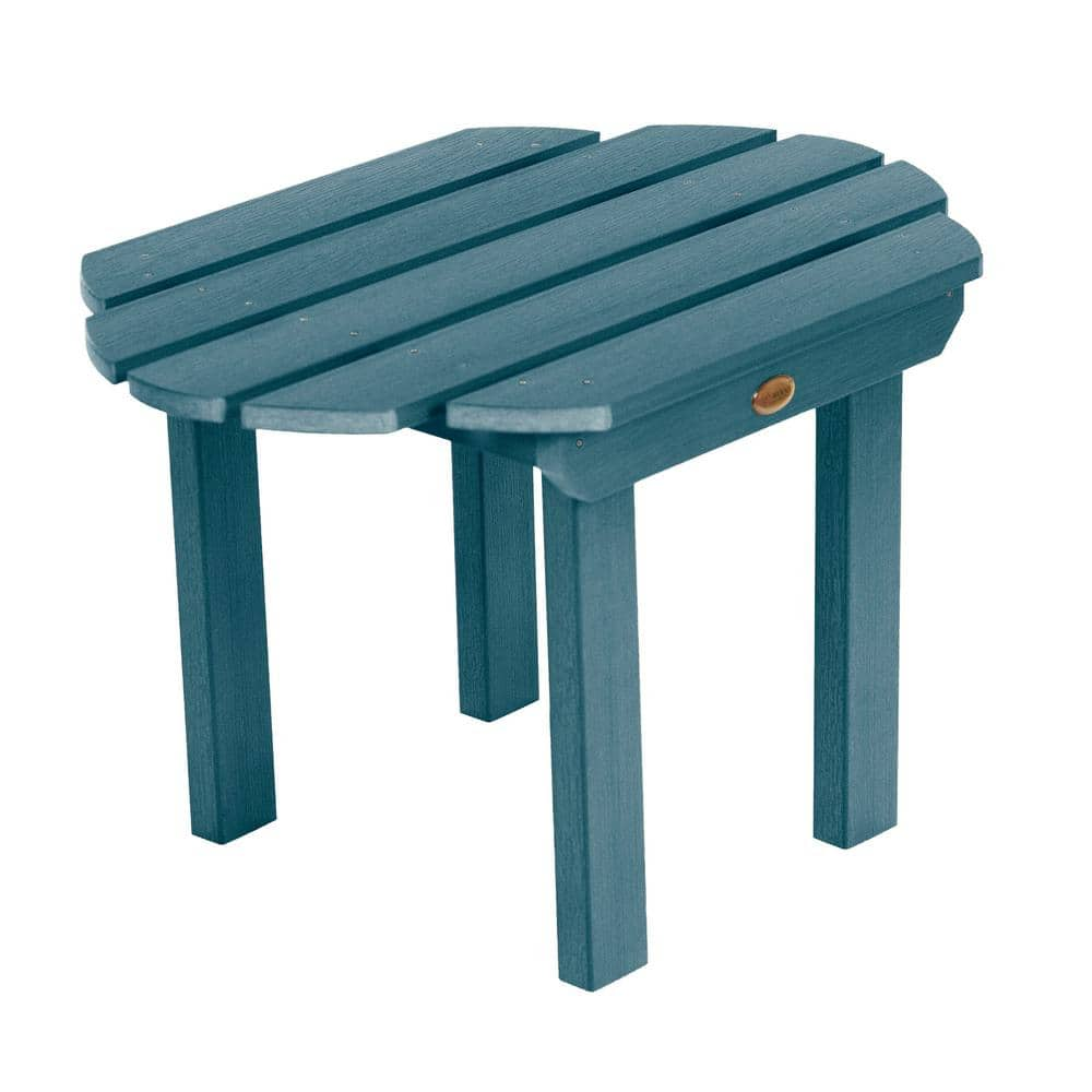 Highwood Classic Westport Nantucket Blue Recycled Plastic Outdoor Side ...