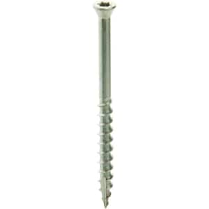 #7 x 2-1/4 in. White Stainless Steel Star Drive Bugle-Head Trim Screw (5 lbs./ pack.)