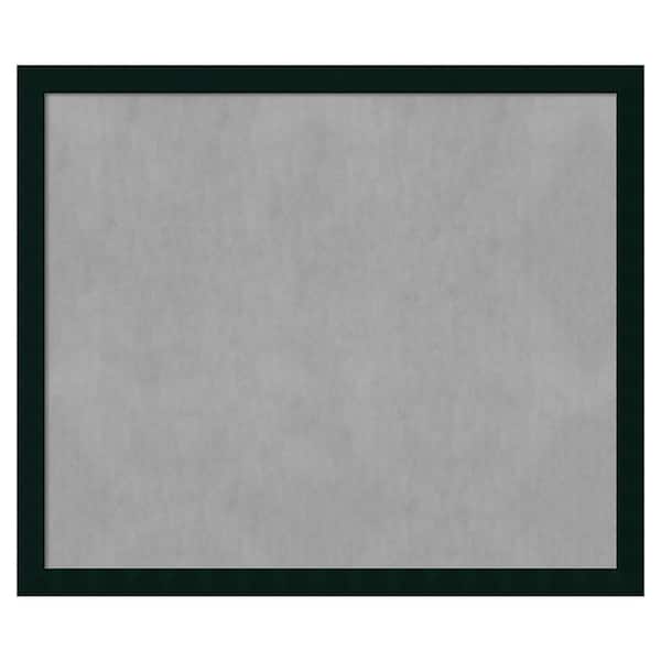Amanti Art Tribeca Black 52 in. x 44 in. Framed Magnetic Board