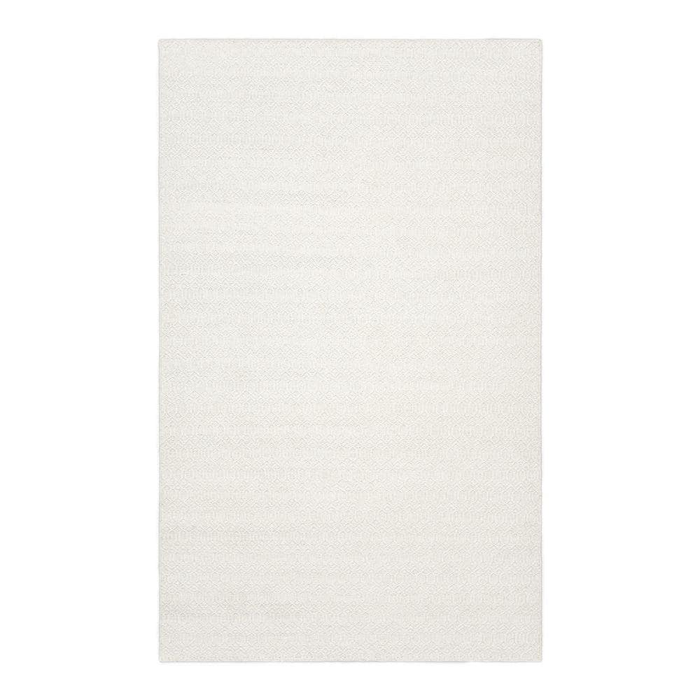 Solo Rugs Chevelle Contemporary Modern Alabaster 5 ft. x 8 ft