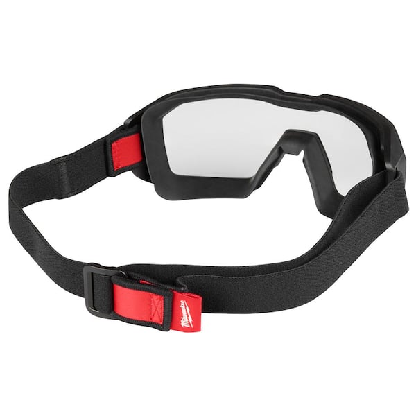 Milwaukee Clear Low Profile Dual Coat Len's Vented Goggles