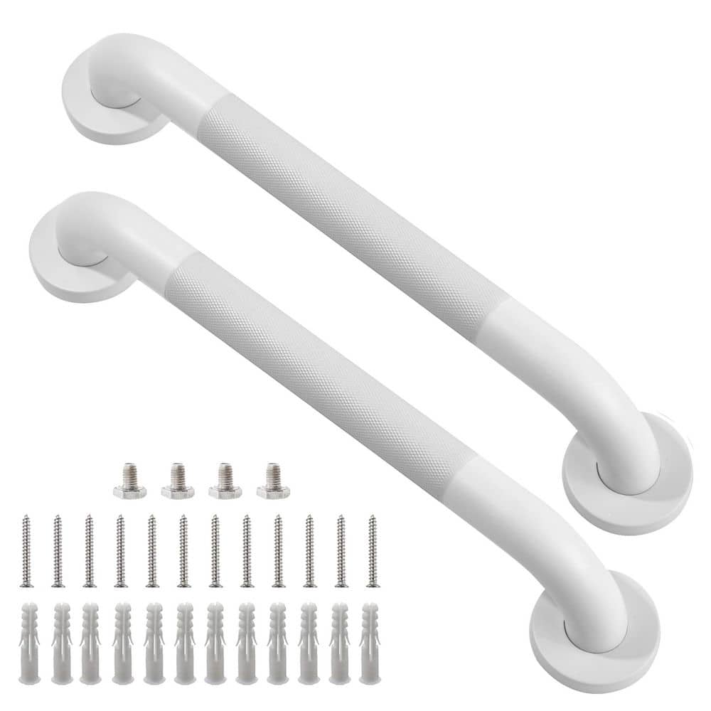 2 Pack 16 in. Shower Grab Bar for Bathtubs, 1.25 in. Diameter Handicap Shower Grab Bar for Seniors Elderly, White price history on PriceWatchPro