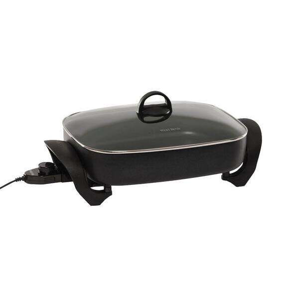 West Bend 12 in. x 15 in. Oblong Extra Deep Nonstick Electric Skillet-DISCONTINUED