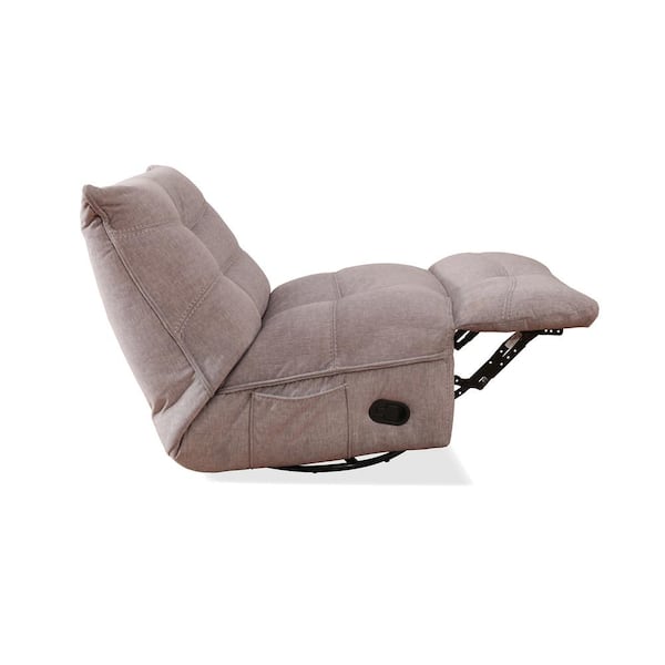 Picket House Furnishings Indi Lugano Dove Swivel Recliner U-5220
