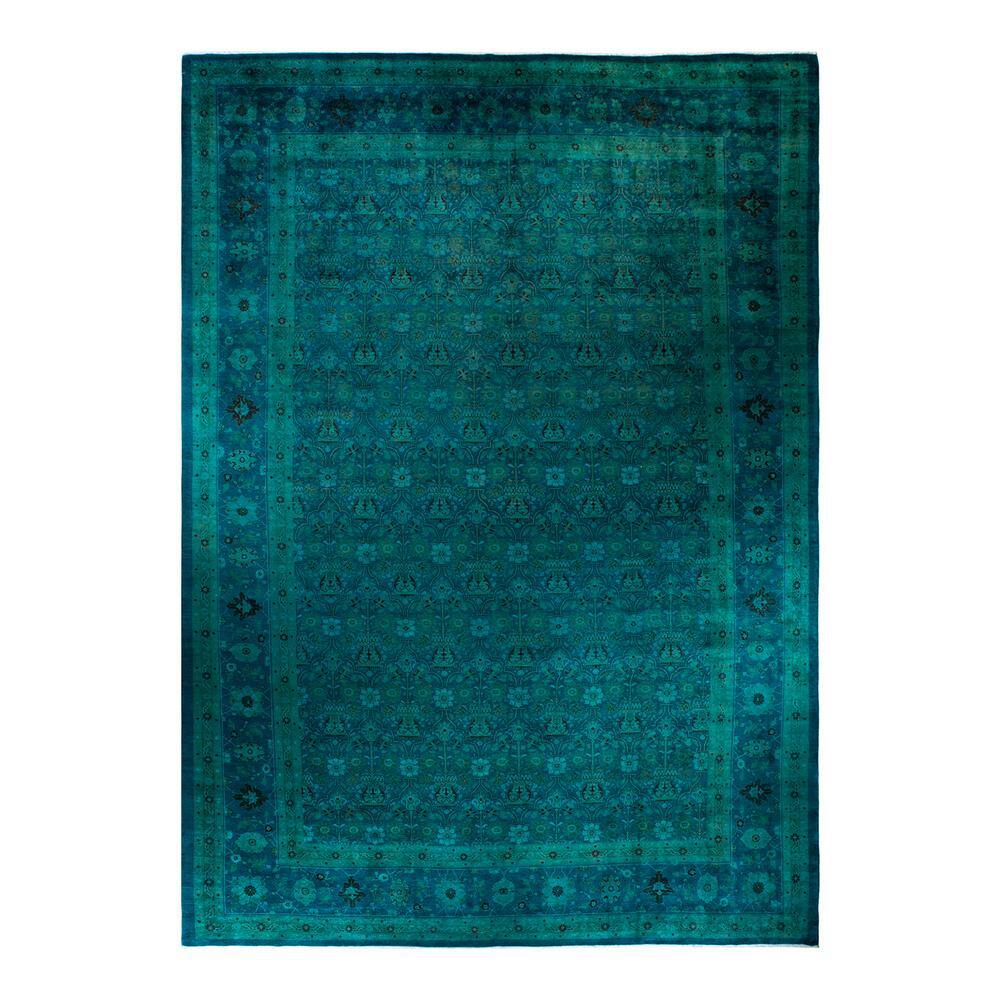 Vibrance Handmade Blue 12 ft. 3 in. x 17 ft. 2 in. Indoor Area Rug price history on PriceWatchPro