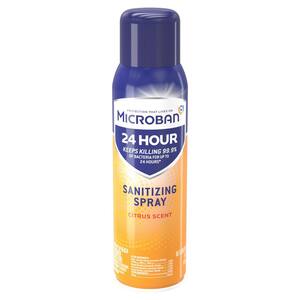 24-Hour 15 oz. Scent Citrus Sanitizing Aerosol Spray (6-Pack)