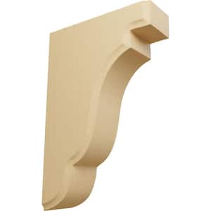 1-3/4 in. x 5 in. x 7-1/2 in. Alder Bedford Wood Bracket