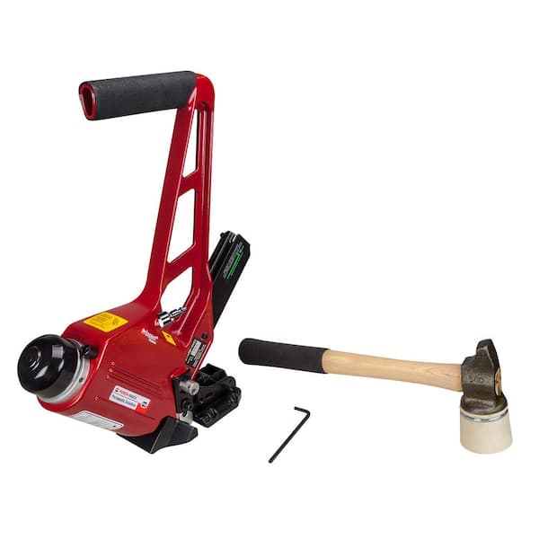 Porta Nails Pneumatic 18 Gauge Hardwood And Bamboo Floor Nailer With Adjule Shoe For L Cleat 418a The Home Depot Porta Nails Pneumatic 18 Gauge Hardwood
