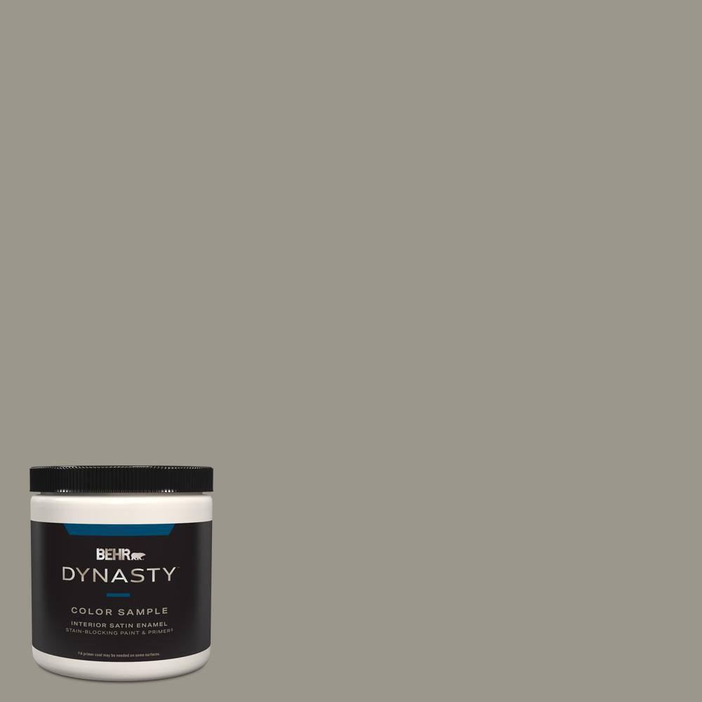 BEHR DYNASTY 8 oz. MQ260 Iron Gate OneCoat Hide Satin Enamel Stain