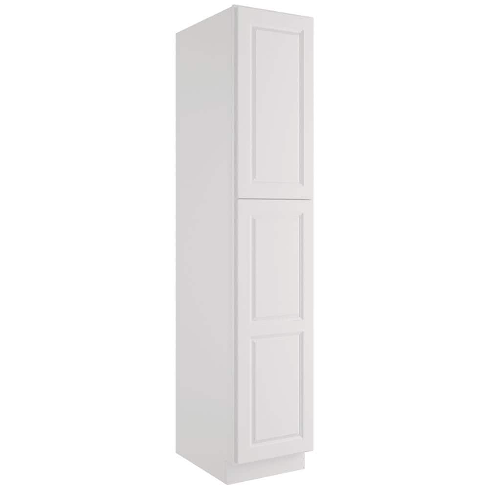 HOMEIBRO 18in W X 24in D X 84in H in Traditional White Plywood Ready