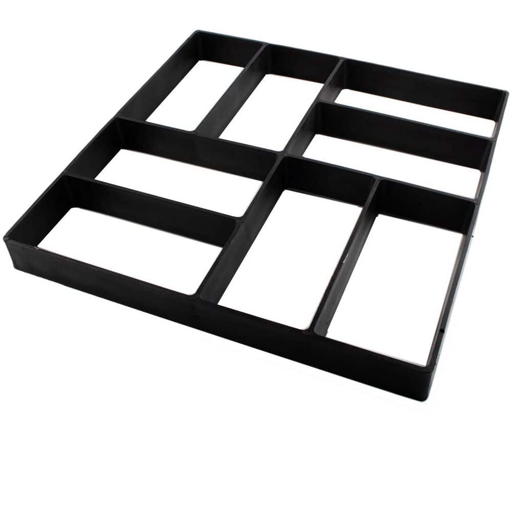 15.7 in. x 15.7 in. x 1.57 in. Walk Path Reused Concrete Molds for DIY Path Paving Garden Yard Patio, Black (1-Pack) price history on PriceWatchPro