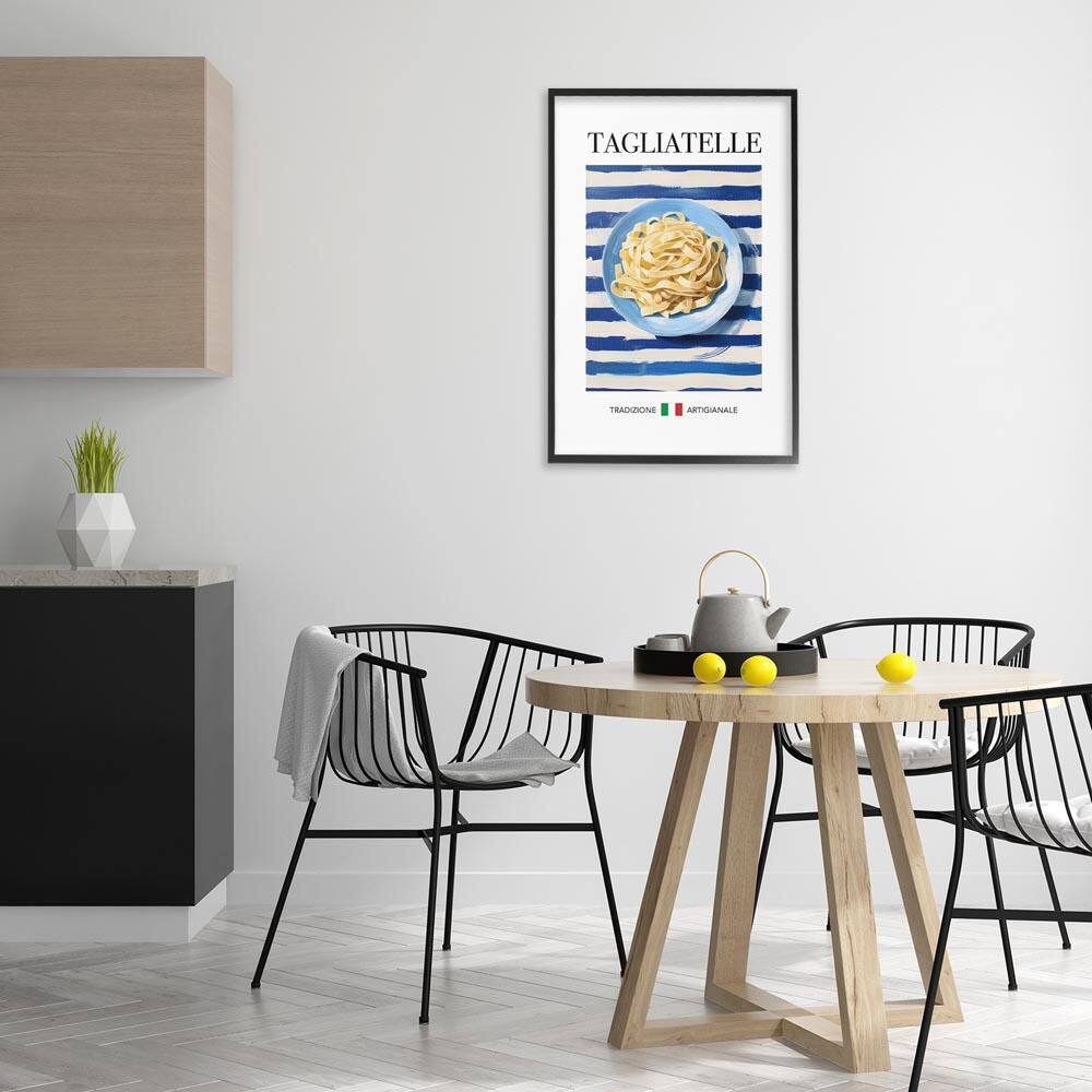 Traditional Tagliatelle Pasta by Andreas Magnusson Black Framed Food Giclee Art Print 30 in. x 20 in. price history on PriceWatchPro