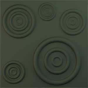 19 5/8 in. x 19 5/8 in. Reece EnduraWall Decorative 3D Wall Panel, Satin Hunt Club Green (Covers 2.67 Sq. Ft.)