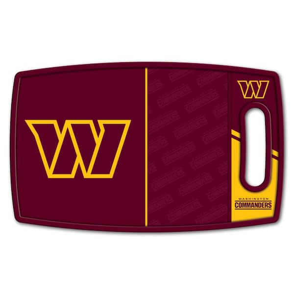 YouTheFan NFL Washington Commanders Logo Series Cutting Board 9in x 0.5in-  Rectangle- Manufactured Wood and polypropylene 1907545 - The Home Depot