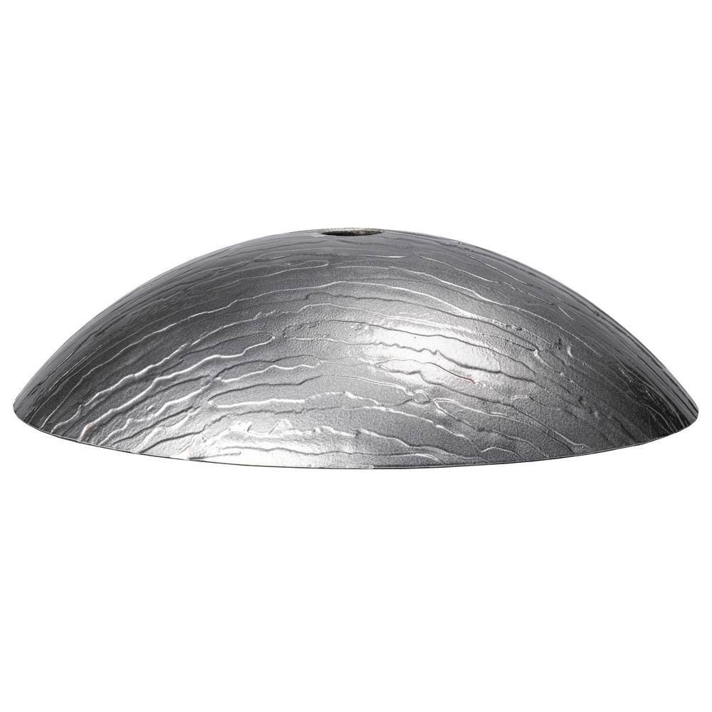 Silver and Black Textured Glass Oval Bathroom Sink
