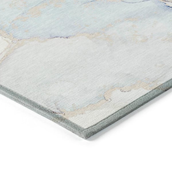 Chantille ACN523 Sky 9 ft. x 12 ft. Machine Washable Indoor/Outdoor Geometric Area Rug