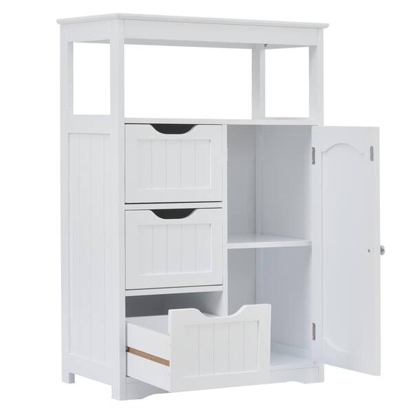 Bathroom Multifunctional Storage Rack, 3 -tier Standing Bathroom