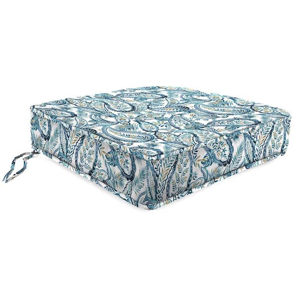 Jordan Manufacturing 22.5 in. L x 22.5 in. W x 5 in. T Square Outdoor Deep Seat Cushion in Xaviar Deco