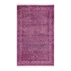 Fine Vibrance, One-of-a-Kind Hand-Knotted Area Rug - Pink, 3 X 5