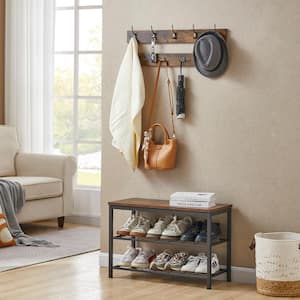 Honey-Can-Do Entryway Coat Rack and Shoe Rack Combo SHF-03423 - The ...