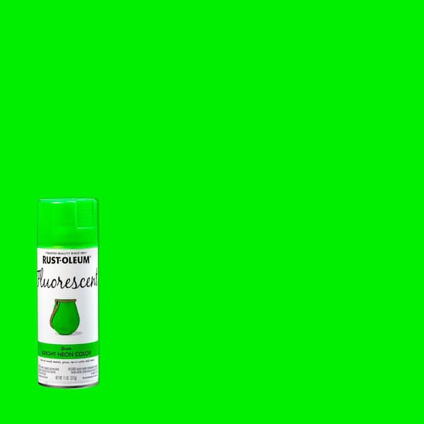 Rust-Oleum Specialty 11 oz. Fluorescent Green Spray Paint (6-Pack)
