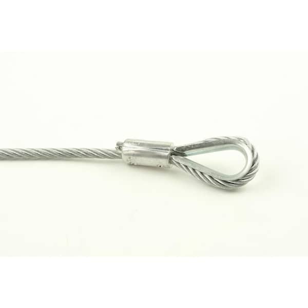 Stainless Steel Thimble & Wire Rope Clip Set For 1/4 Cable 2 Thimbles & 6 Clips 