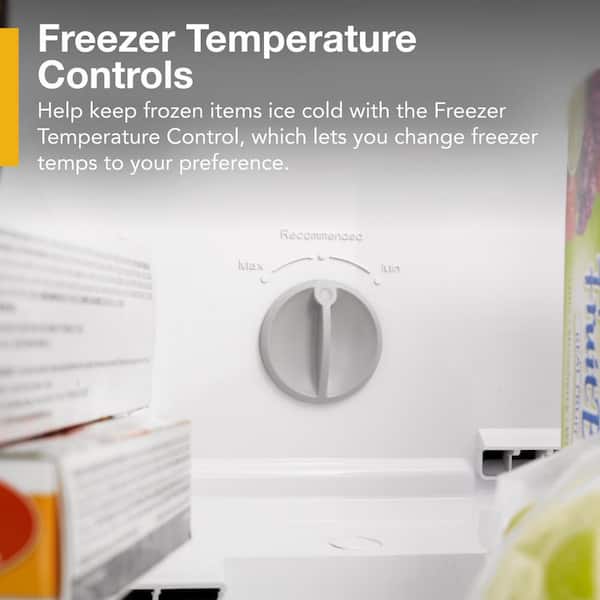 Whirlpool 28 in. 17.64 cu. ft. Wide Top Freezer Refrigerator in
