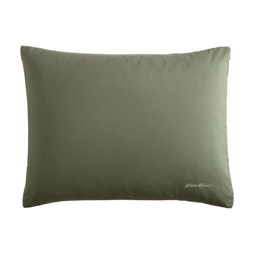 Twin Navy Microfiber Reversible Bedding Set with Shams