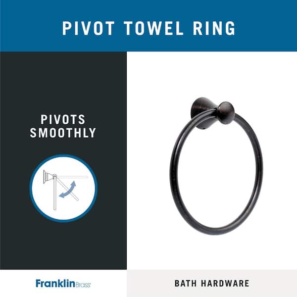 Franklin Brass Somerset Venetian Bronze Wall Mount Towel Ring