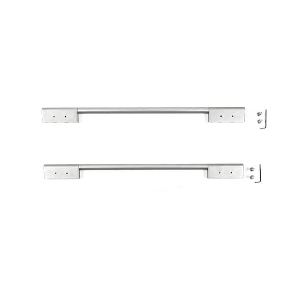 Fisher & Paykel Contemporary Round 2-Piece Handle Kit in Stainless Steel for Double DishDrawers