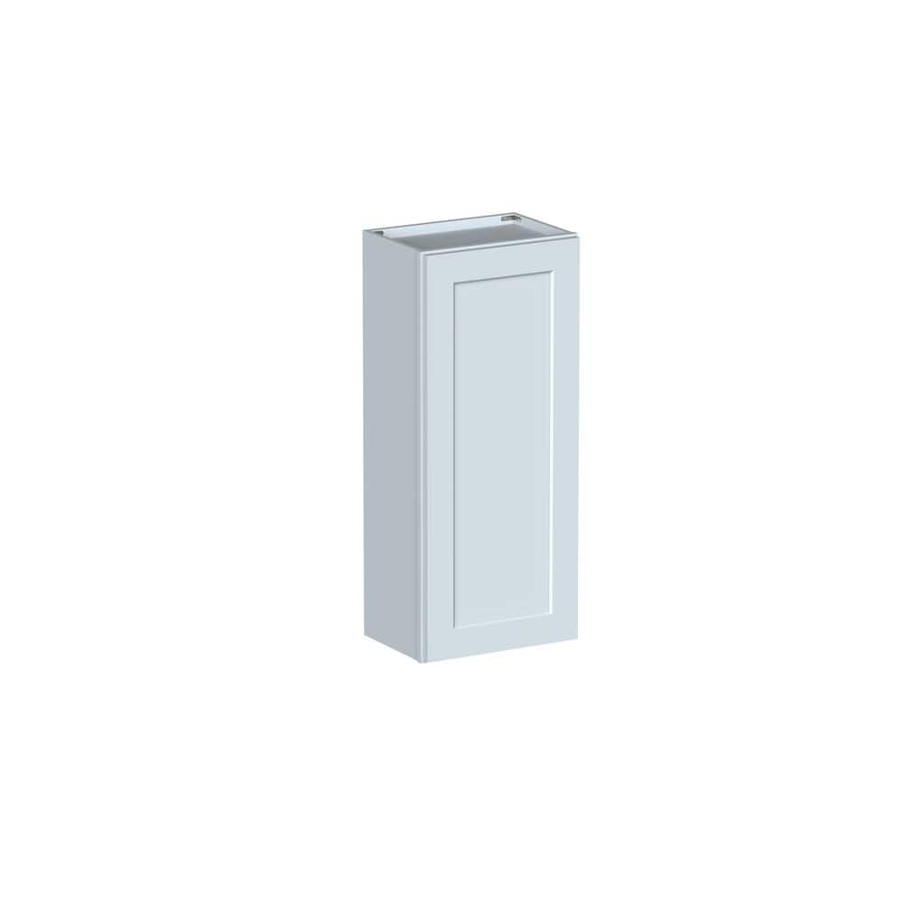 "Shaker Style 18"" W x 12"" D x 42"" H Wood Frame Ready to Assemble Single Door Wall Kitchen Cabinet in Dove Grey" price history on PriceWatchPro
