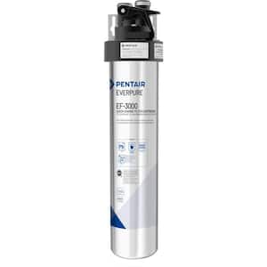 Everpure EF-3000 Under Sink Drinking Water Filtration System in Silver