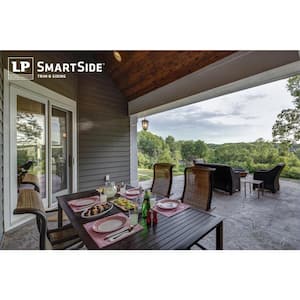 LP SmartSide 440 Series Cedar Texture Trim Application as 4 in. x 16 ft.