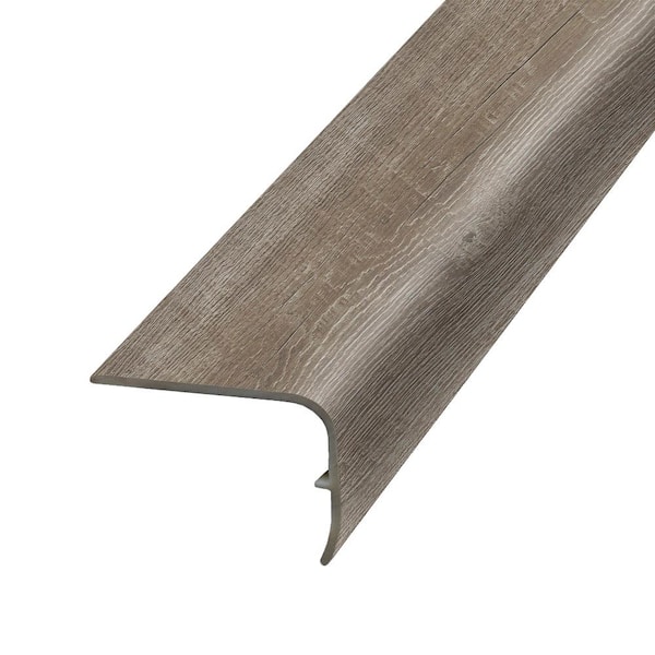 PERFORMANCE ACCESSORIES Partridge 1.32 in. T x 1.88 in. W x 78.7 in. L Vinyl Stair Nose Molding