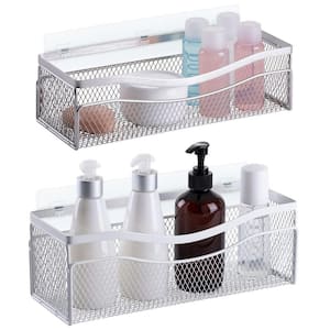 DILEASIR Shower Caddy - 6-Pack Shower Shelves, Adhesive Shower Organizer  Hanging No Drilling, Large Capacity Rustproof Stainless Steel Bathroom