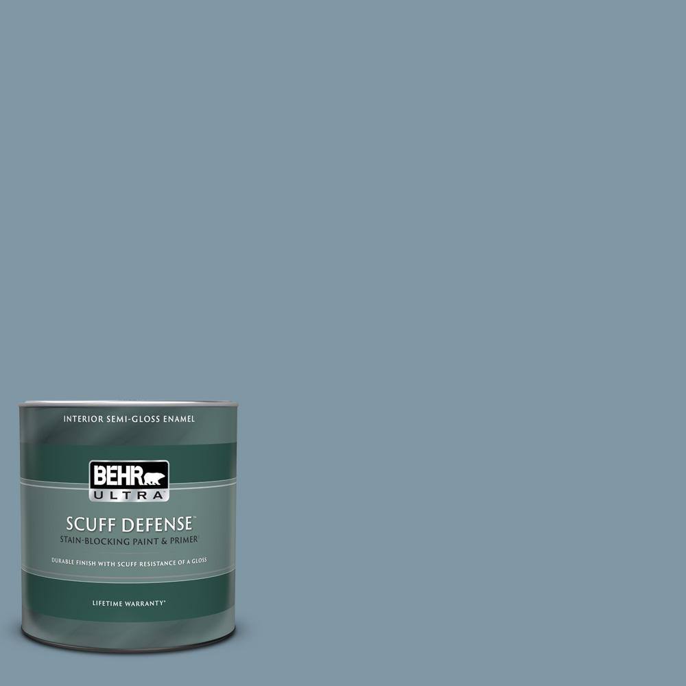 BEHR ULTRA 1 qt. 560F5 Bleached Denim Extra Durable SemiGloss Enamel