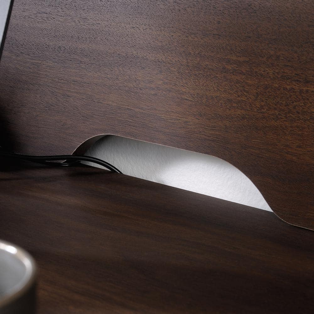 Palo Alto Spiced Mahogany 72" Engineered Wood Desk Hutch