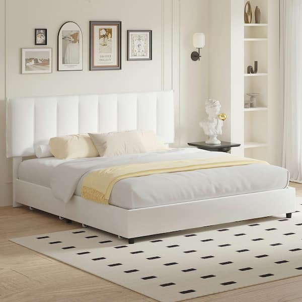 Amazon.com: Merax Twin Size Storage Bed, Metal Platform Bed