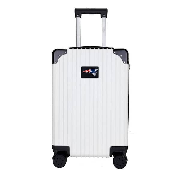 Mojo New England Patriots premium 2-Toned 21" Carry-On Hardcase in White