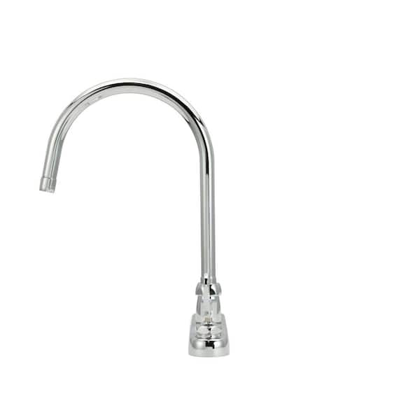 2-Handle Kitchen Sink Utility Faucet with 8 in. Gooseneck in Chrome 2-Handle Kitchen Sink Utility Faucet with 8 in. Gooseneck in Chrome