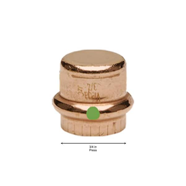 ProPress 3/4 in. Press Copper Cap (10-Pack)