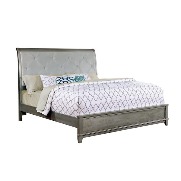 Bryant II Silver Queen Bed
